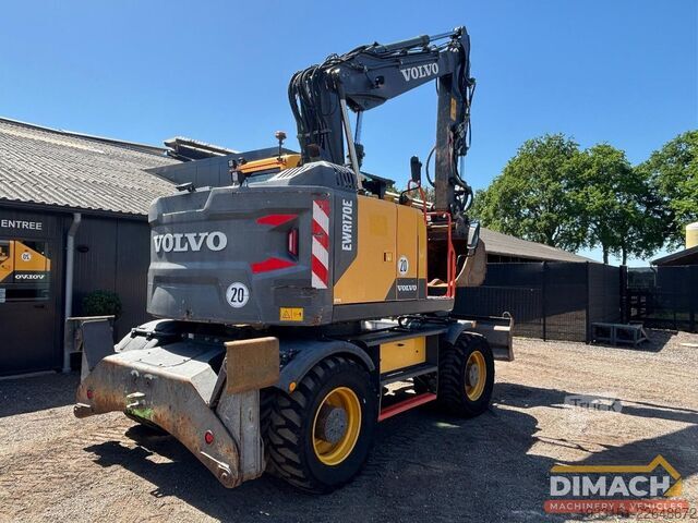 Grävmaskin Volvo EWR 170E triple giek - blad + stempels - 5800 u...