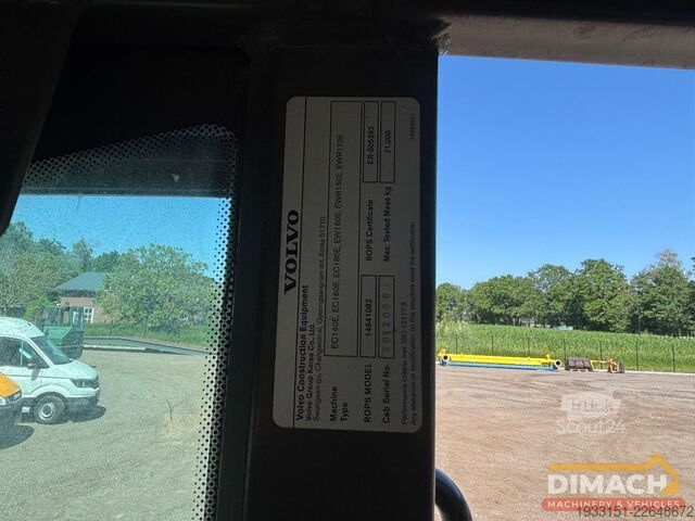 Grävmaskin Volvo EWR 170E triple giek - blad + stempels - 5800 u...
