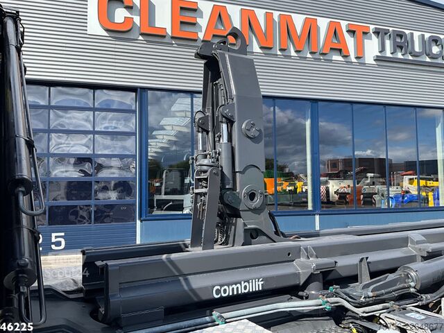 System med krokarm Volvo FM 410 8x4 Hiab 28 Tonmeter laadkraan met 20 To...