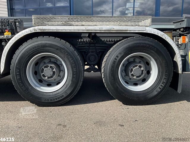 System med krokarm Volvo FM 410 8x4 Hiab 28 Tonmeter laadkraan met 20 To...