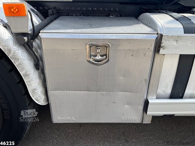 System med krogarm Volvo FM 410 8x4 Hiab 28 Tonmeter laadkraan met 20 To...