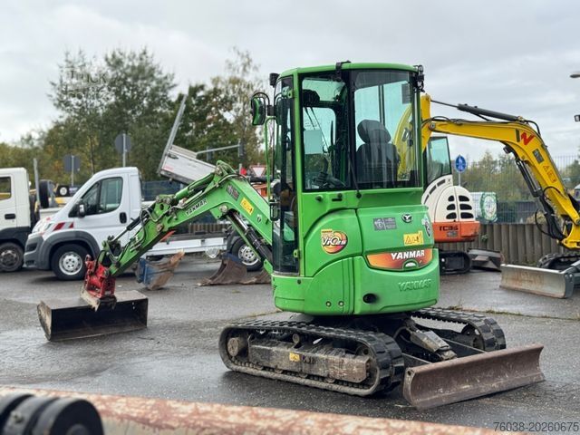 Minibagger YANMAR vio 25 Minibagger, Powertilt, 2 Löffel ,