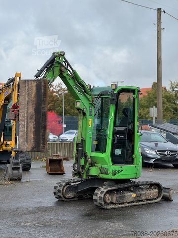 Minibagger YANMAR vio 25 Minibagger, Powertilt, 2 Löffel ,