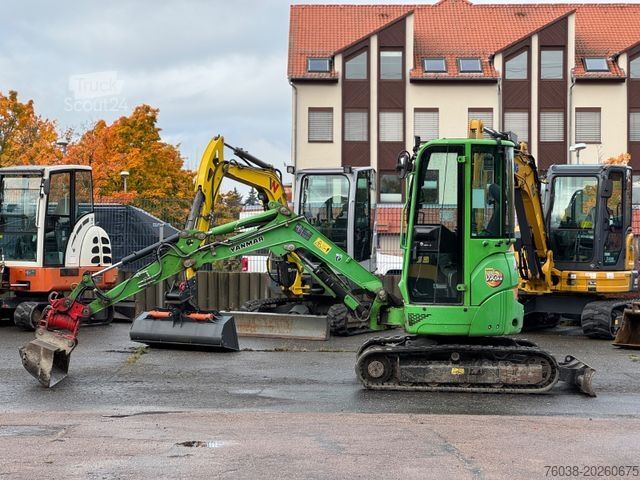 Minibagger YANMAR vio 25 Minibagger, Powertilt, 2 Löffel ,
