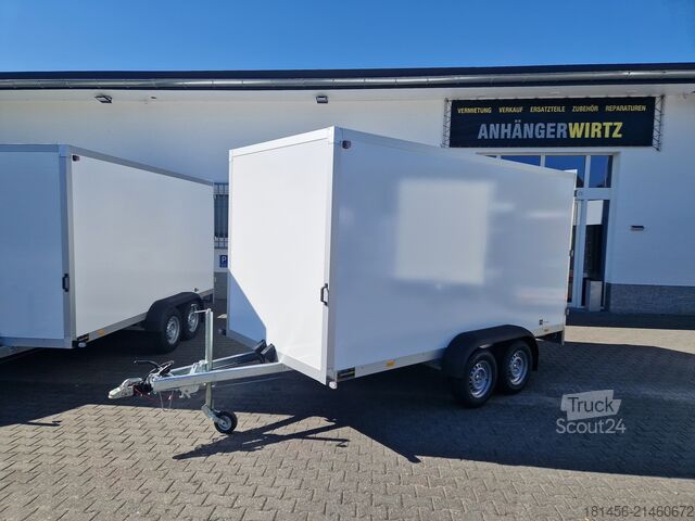 مقطورة سيارة Wm Meyer direkt neuen AZ 2740/185 abholen nach Bestellung Sandwichkoffer 401x185x207cm 2700kg Neu
