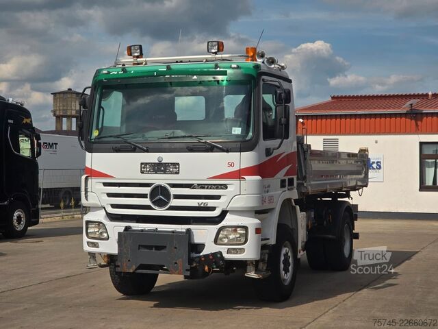 Trojstranný sklápací nákladný automobil MERCEDES-BENZ ACTROS 1841 * 4X4 * BORDMATIK *  MEILER