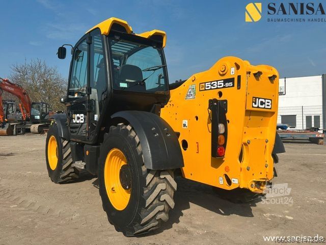 Ekskavators-iekrāvējs JCB 535-95/Hubhöhe: 9,5M/Gabel/4x4x4
