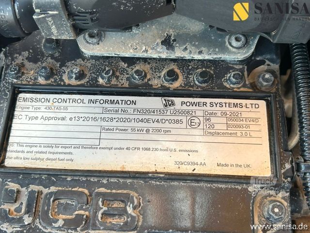 Ekskavators-iekrāvējs JCB 535-95/Hubhöhe: 9,5M/Gabel/4x4x4