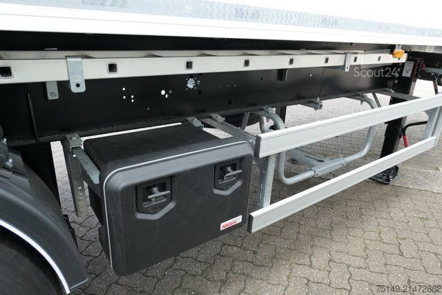 Semiremorcă basculantă MEGA MNL, Alu, 55m³, Kombitür, SAF, Luft-Lift