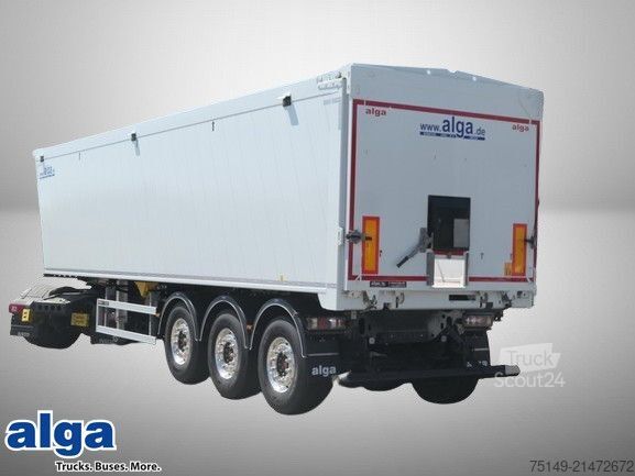 Semi-remorque benne WIELTON NW-3, Alu, 50m³, SAF, Luft-Lift, Pendelklappe