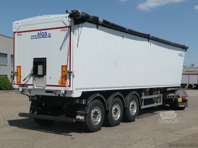 Semi-remorque benne WIELTON NW-3, Alu, 50m³, SAF, Luft-Lift, Pendelklappe