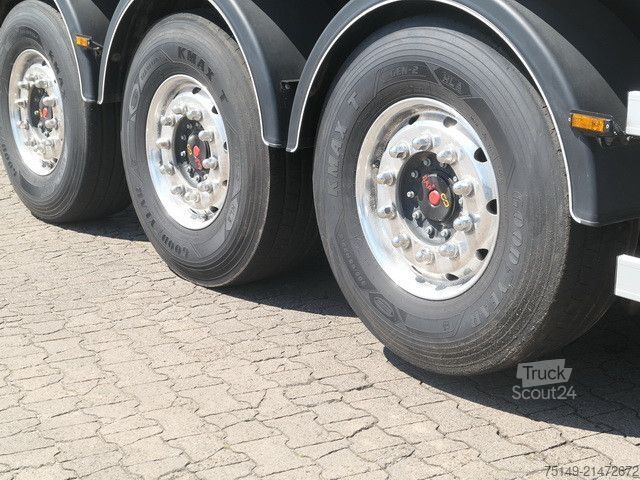 Semi-remorque benne WIELTON NW-3, Alu, 50m³, SAF, Luft-Lift, Pendelklappe