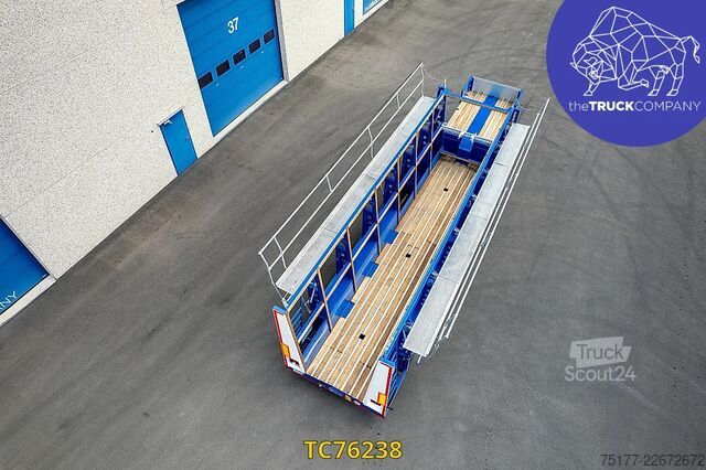 Semi-remorque surbaissée Hoet Trailers Concrete wall transport