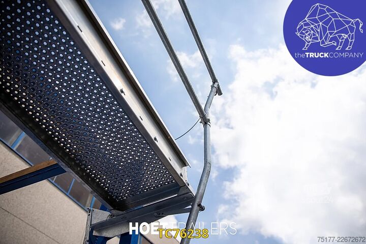 Semi-remorque surbaissée Hoet Trailers Concrete wall transport