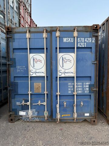 Søcontainer  40DV Container 40DC Lagercontainer