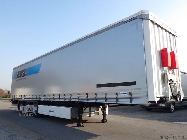 Avoin puoliperävaunu pressulla KRONE SDP 27 Tautliner/Edscha/Lift/Pal-Ka./LASI Geträn