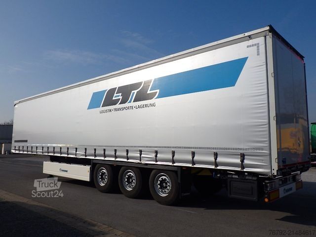 Avoin puoliperävaunu pressulla KRONE SDP 27 Tautliner/Edscha/Lift/Pal-Ka./LASI Geträn