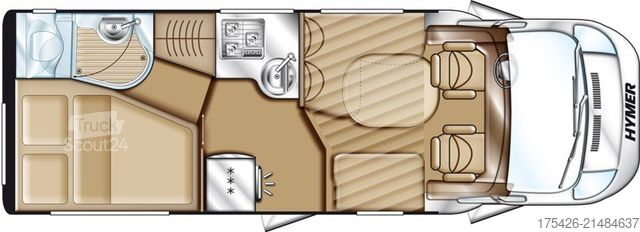 Полуинтегрированный автодом HYMER/ERIBA Tramp CL 554 * Komfort-Line Paket*SAT+TV*