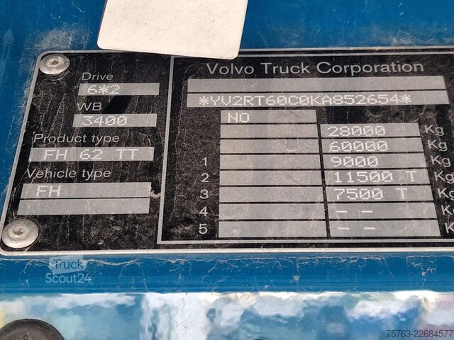 Standard-SZM Volvo FH 13.540 Globetrotter XL 6x2 - Retarder - Full...