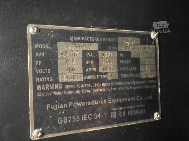  Baudouin 6M33G715/5 - 715 kVA Generator - DPX-19880