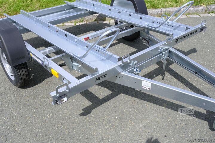 Remorque pour motocyclette TEMA MOTO 2 Premium ungebremst 750 kg
