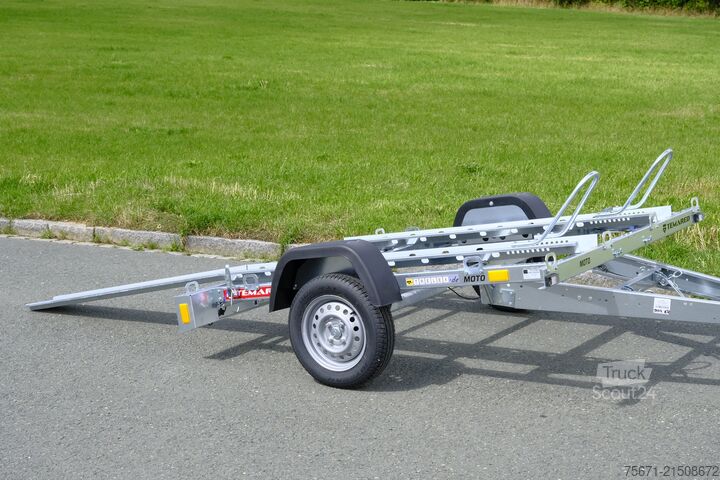 Remorque pour motocyclette TEMA MOTO 2 Premium ungebremst 750 kg