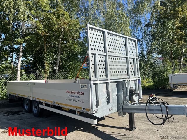 مقطورة مفتوحة Möslein THT 14,4 G 6,2 L  14,4 t Tandem- Pritschenanhänger- Tieflader