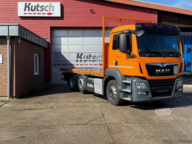 Camião de plataforma MAN TGS 26.430 BL 6x2/2 Plateau, Lenk Lift