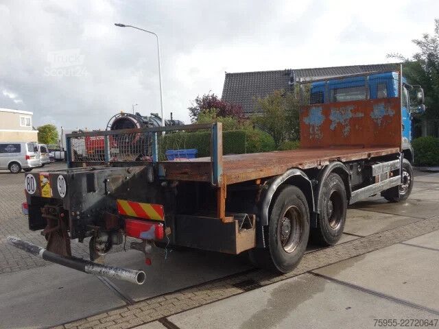 Piattaforma di carico MAN TGA 26.350 6X4 OPENBOX,STEELSPRINGS,MANUAL GEARBOX