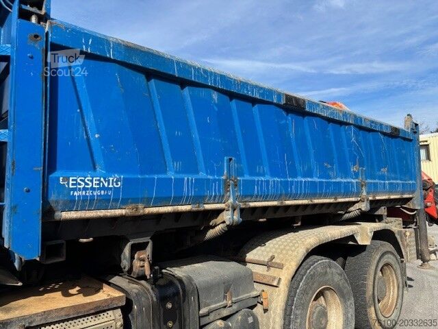 Tovornjak s samooskrbnim vozilom Mercedes-Benz Actros 3344 Kipper+PK 18002 abnehmbar