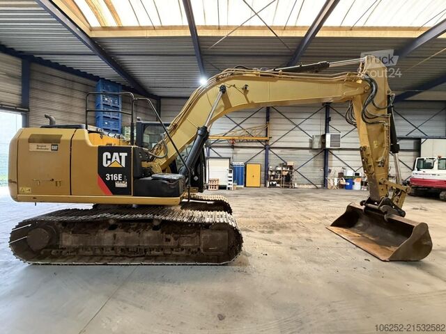 Crawler excavator Caterpillar 316 E L  *5837h* - FULL HYDR - 18.3T - CENTRAL ...
