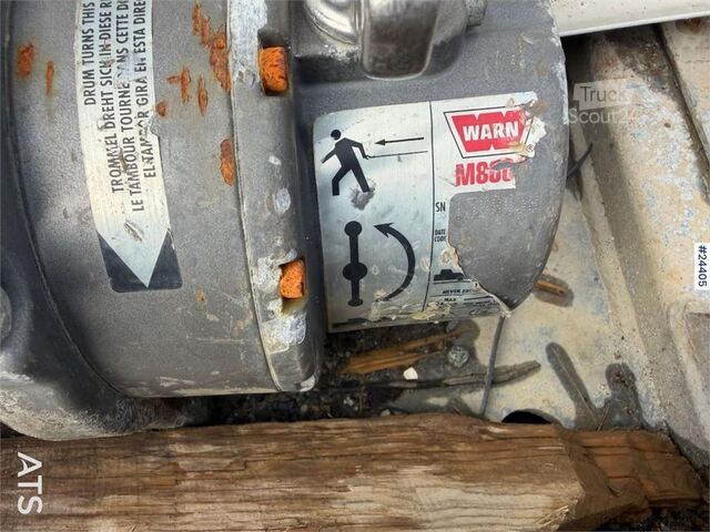 Platform aanhanger Mitsubishi Fuso 7C18 platform car w/ new AdBlue pump, Winch,