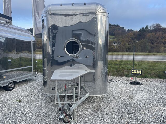 Máquinas de construção de baixa carga Other Foodtrailer Vintage AIRDREAM  - Ausführung NIRO voll eingerichtet ZEITLOS & WERTBESTÄNDIG
