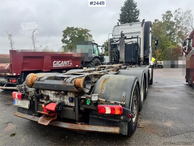 System med krokarm Mercedes-Benz Arocs 3258 Tridem Snow Plough-Equipped Hooklift Tr