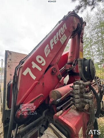 Kranbil Mercedes-Benz Actros 2544 6x2 Crane Truck w/ Rear-Mounted Ferrar