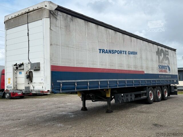 Semiremorcă deschisă cu prelată SCHMITZ CARGOBULL Standard, 2 x Liftachse, Alufelgen, RSAB