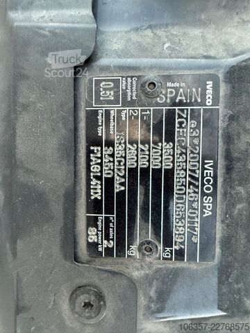 Autoutilitară basculantă IVECO Daily 35C12 Kipper  Zwillingsbereift RD3450