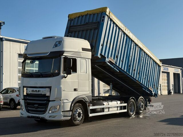 Basculantă DAF XF480*Kipphydraulik* Wechselbrücke*Hinterkipper