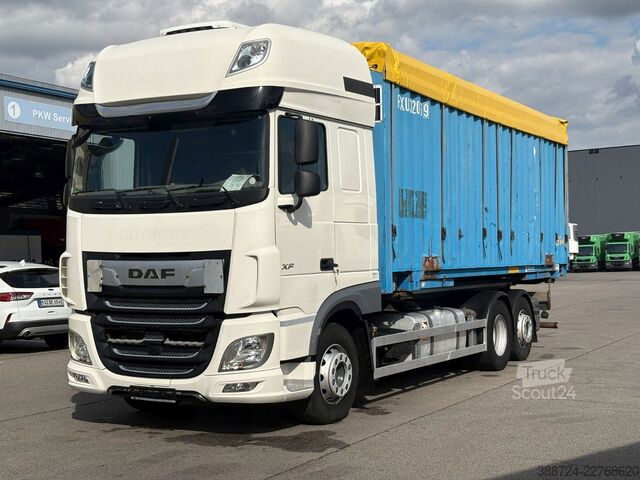 Basculantă DAF XF480*Kipphydraulik* Wechselbrücke*Hinterkipper