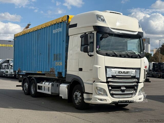 Basculantă DAF XF480*Kipphydraulik* Wechselbrücke*Hinterkipper