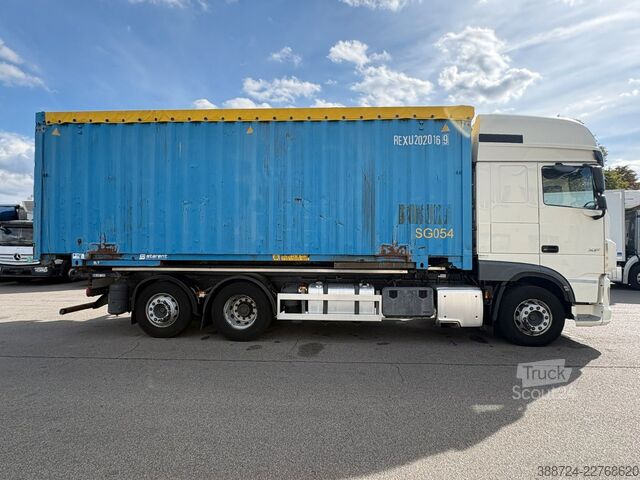Basculantă DAF XF480*Kipphydraulik* Wechselbrücke*Hinterkipper