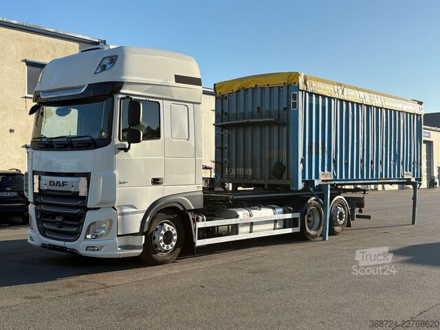 Basculantă DAF XF480*Kipphydraulik* Wechselbrücke*Hinterkipper