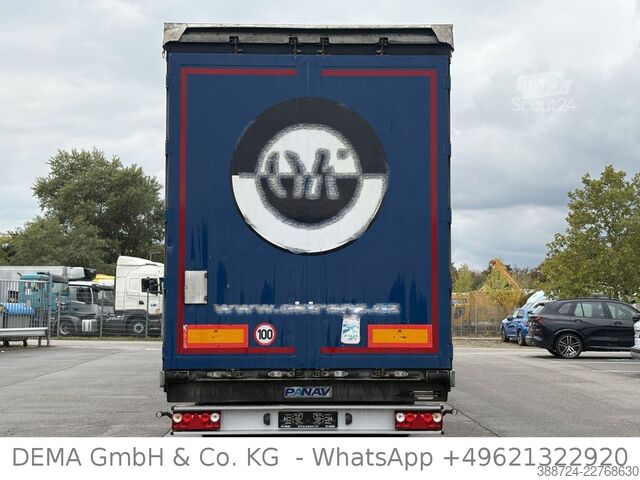 Plattewagen met zeil DAF XF480*Mit Anhänger*Jumbo*Standklima*Edscha*Lift*