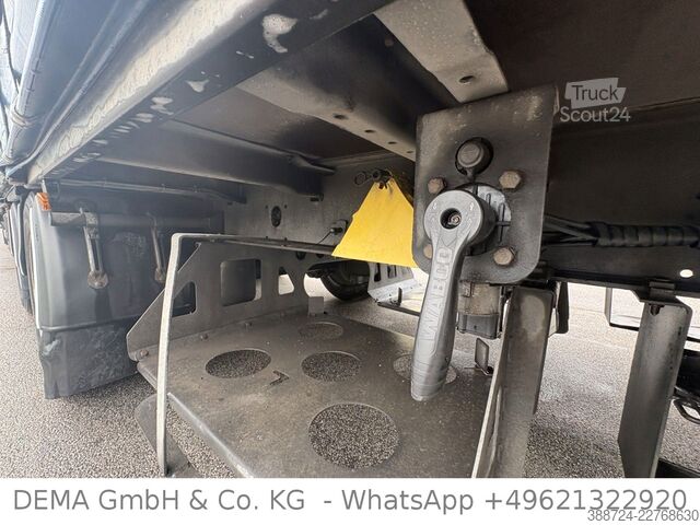 Plattewagen met zeil DAF XF480*Mit Anhänger*Jumbo*Standklima*Edscha*Lift*