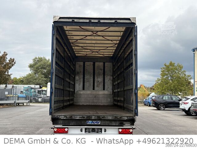 Plattewagen met zeil DAF XF480*Mit Anhänger*Jumbo*Standklima*Edscha*Lift*