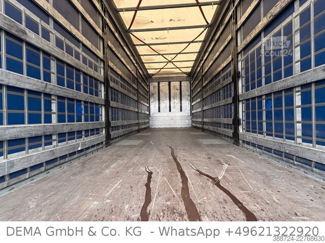Plattewagen met zeil DAF XF480*Mit Anhänger*Jumbo*Standklima*Edscha*Lift*