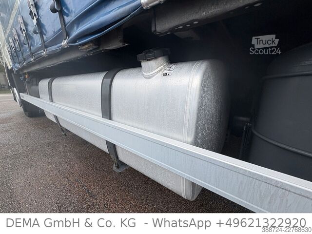 Plattewagen met zeil DAF XF480*Mit Anhänger*Jumbo*Standklima*Edscha*Lift*