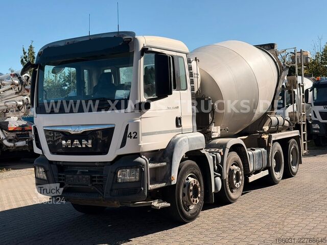 Betonblander lastbil MAN TGS 32.400 8X4 Stetter 9m³