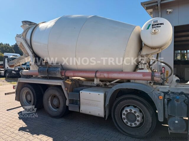 Betonblander lastbil MAN TGS 32.400 8X4 Stetter 9m³