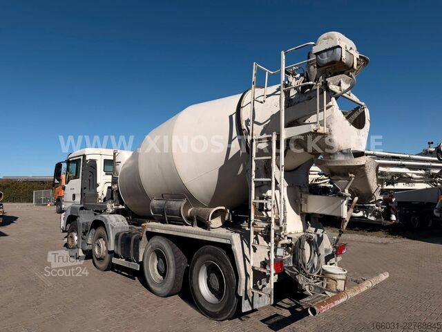 Betonblander lastbil MAN TGS 32.400 8X4 Stetter 9m³